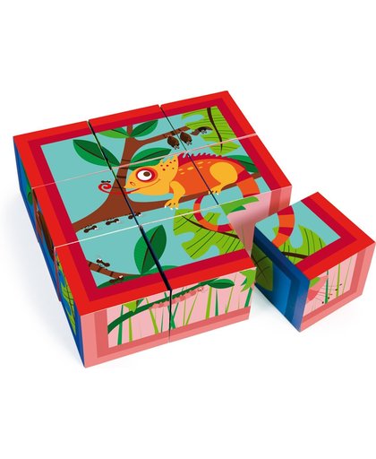 Scratch Blokkenpuzzel Jungle Karton 9 Blokken