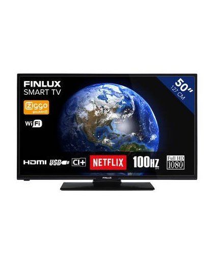 Finlux fl5022smart televisie 50 inch full hd - dled - 16 watt