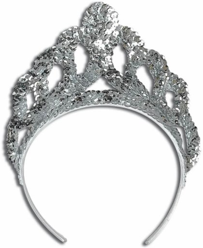 Luxe zilveren tiara