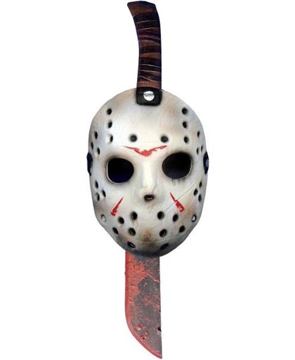 Machete en masker van Jason uit Friday the 13th™ - Verkleedattribuut