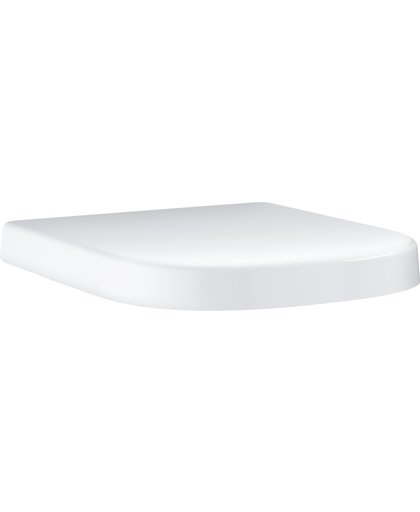GROHE Euro Toiletbril - Met deksel - Soft close - Voor compacte toiletpot - Duroplast - Wit