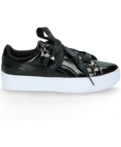 PUMA Vikky Platform Ribbon P Sneakers Dames - Puma Black-Puma Black