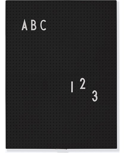 Design Letters letterbord A4 black