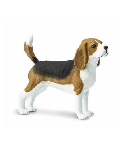 Plastic beagle hond 6 cm