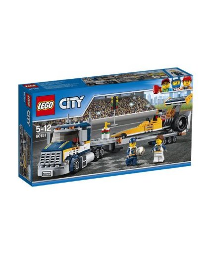 LEGO City dragster transportvoertuig 60151