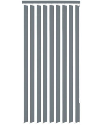 vidaXL Verticale jaloezie grijs stof 120x180 cm