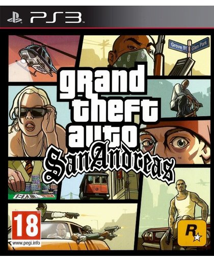 Sony Grand Theft Auto: San Andreas, PS3 Basis PlayStation 3 video-game