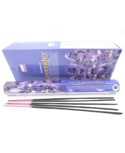 Darshan Lavendel wierook - 60 stokjes / geurstokjes