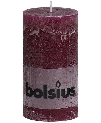 Bolsius Stompkaars Stompkaars 130/68 rustiek Violet (per 6 stuks)