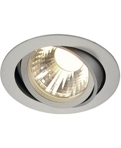 SLV NEW TRIA LED DISK - Zilver grijs - Warm Licht