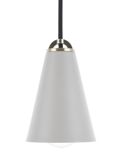 Beliani Cares - Hanglamp - Staal - grijs - 10x10x166