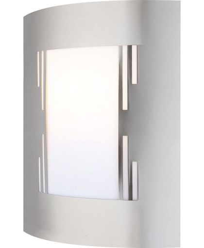 Buitenwandlamp Globo ORLANDO - Edelstaal met matte kunststof verlichtingskap 3