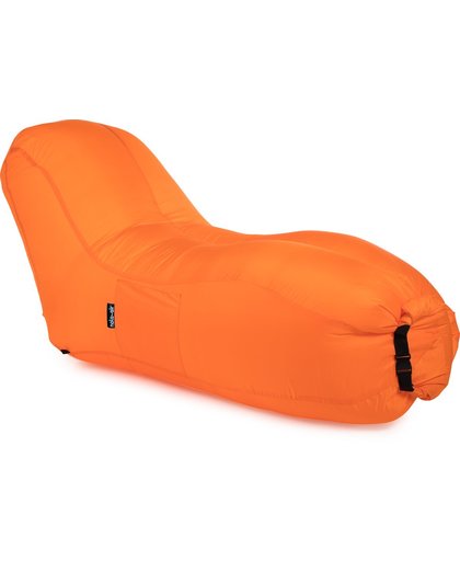 Nola-Air™ lounger orange, opblaasbaar in seconden.