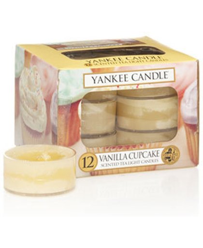 Yankee Candle waxinelichtjes Vanilla Cupcake