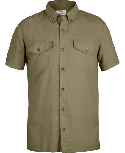 Fjallraven Abisko Vent Shirt SS - heren - blouse korte mouwen - maat M - beige