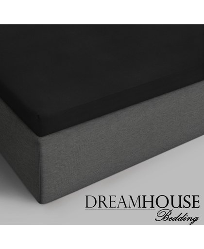 Dreamhouse Bedding Topper Hoeslaken - Tweepersoons - 160 x 200 cm - Zwart