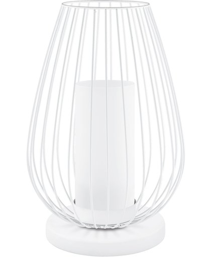 EGLO Vencino - Tafellamp - Draadlamp - 1 Lichts - LED - Wit Gelakt