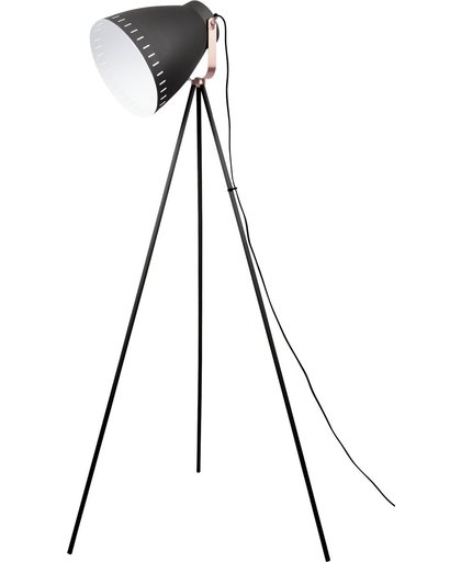 Leitmotiv Mingle 3 Legs - Staande lamp - Ijzer - 145x26,5cm - Zwart