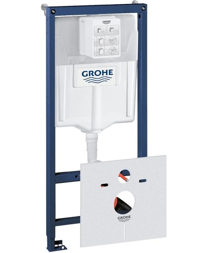 GROHE Rapid SL Inbouwreservoir - Voor wandcloset - Met wandbevestiging en geluiddempingset
