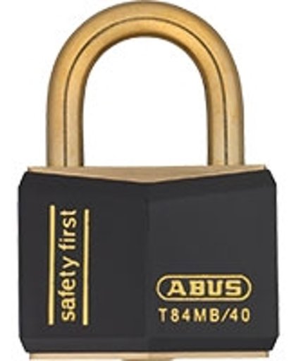 ABUS hangslot, individueel sluitend, kunststof buitenkant, 2 sleutels