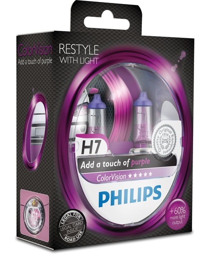 Philips ColorVision Paarse 12972CVPPS2 autolamp