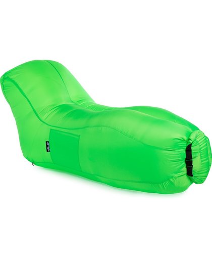 Nola-Air™ lounger green, opblaasbaar in seconden.