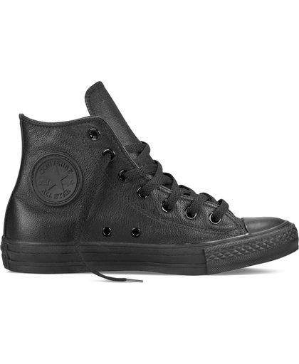 Converse Chuck Taylor All Star Hi leren sneakers zwart