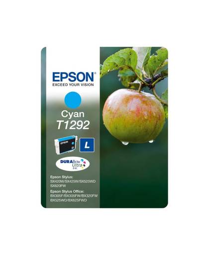 Epson Singlepack Cyan T1292 DURABrite Ultra Ink inktcartridge