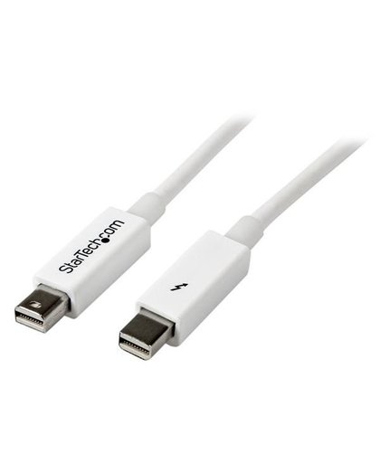 StarTech.com 1 m witte Thunderbolt-kabel M/M