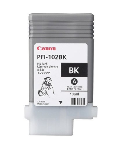 Canon PFI-102BK inktcartridge Zwart 130 ml