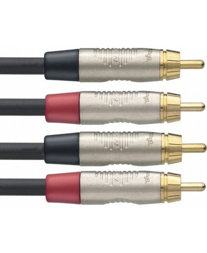 Stagg NTC3CR 2x RCA male - 2x RCA male 3 meter
