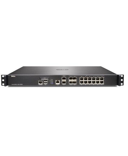 DELL SonicWALL NSA 4600 TotalSecure (1 Year) firewall (hardware) 6000 Mbit/s 1U
