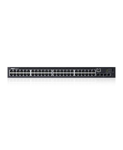 DELL N1548 Managed L3 Gigabit Ethernet (10/100/1000) Zwart 1U
