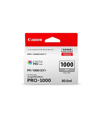 Canon PFI-1000 GY inktcartridge Grijs 80 ml
