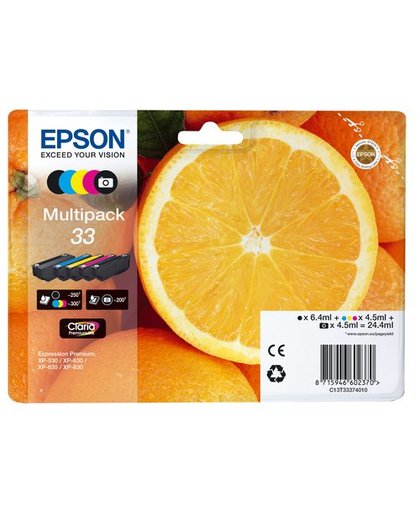 Epson Oranges Multipack 5-colours 33 Claria Premium Ink