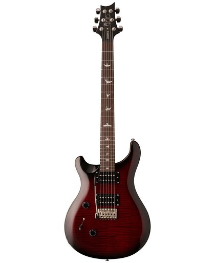 PRS 2018 SE Custom 24 Left Handed Electric Guitar - Fire Red Burst