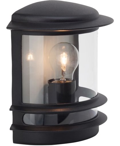 Brilliant Hollywood 47880/06 Buitenlamp (wand) Spaarlamp, LED E27 60 W Zwart
