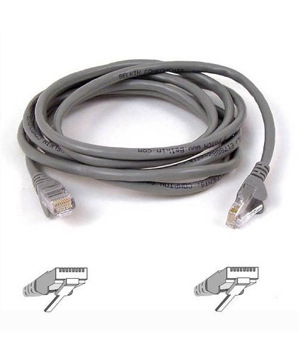 Belkin Cat5e Snagless UTP Patch Cable (Grey) 15m