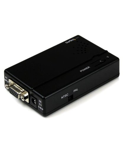 StarTech.com Hoge Resolutie VGA naar Composiet of S-Video Converter kabeladapter/verloopstukje