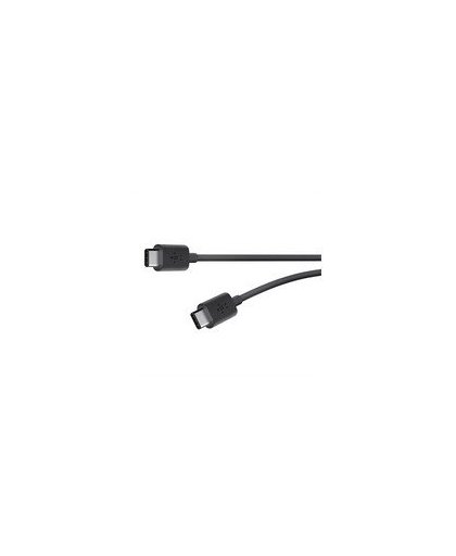 Belkin USB 2.0 Aansluitkabel [1x USB-C stekker - 1x USB-C stekker] 1.80 m Zwart