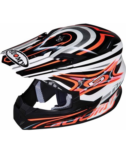 Suomy Rumble Vision Motocross Helmet Orange XS