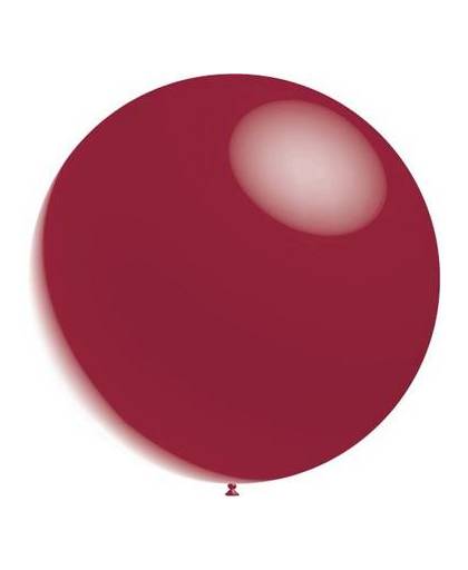 Bordeaux rode reuze ballon xl metallic 91cm