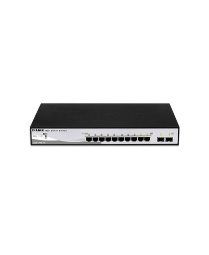 D-Link DGS-1210-10 netwerk-switch Managed L2 Gigabit Ethernet (10/100/1000) Zwart, Grijs 1U