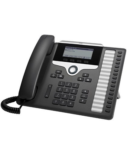 Cisco CP-7861-3PCC-K9= VoIP-systeemtelefoon LC-display Antraciet