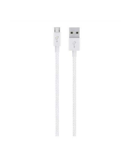 Belkin MIXIT Metallic Micro-USB naar USB Kabel - 1.2 meter - Wit