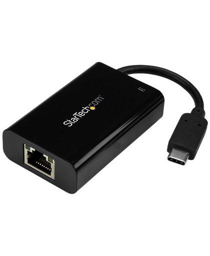 StarTech.com USB-C naar Gigabit netwerk adapter met Power Delivery 2.0 opladen