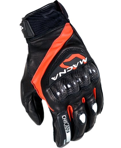 Macna Chicane Gloves Black Red 2XL