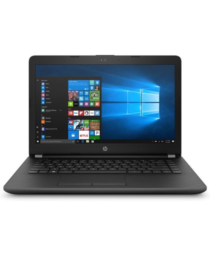 HP 14-bs039na 1.6GHz N3710 Intel® Pentium® 14'' 1366 x 768Pixels Zwart/Grijs Notebook - UK