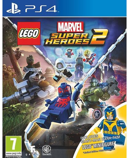 Lego Marvel Super Heroes 2 PS4 Game with Minifig