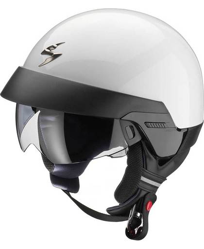 Scorpion Exo 100 Solid Jet Helmet White L